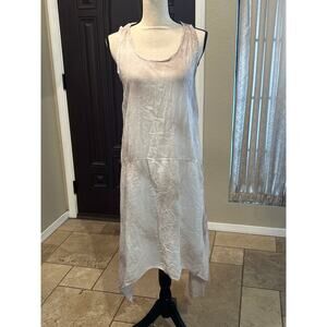 Italian Made Cotton Gauzy Boho Tank Dress